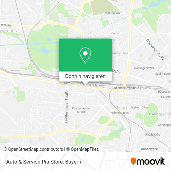 Auto & Service Pia Store Karte