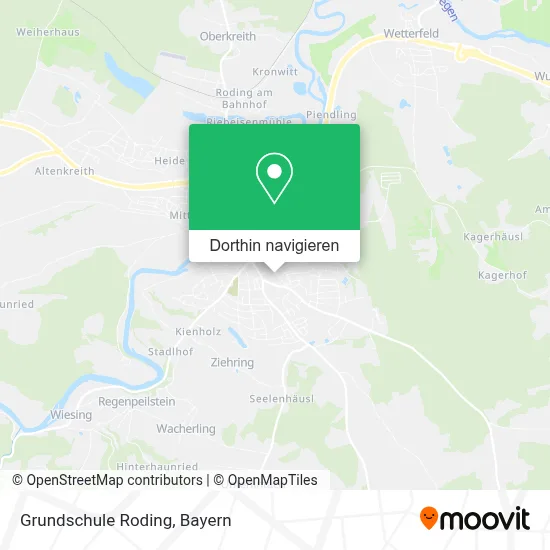 Grundschule Roding Karte