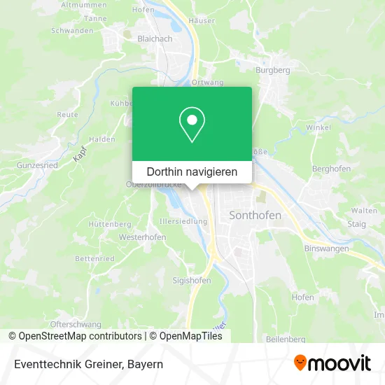 Eventtechnik Greiner Karte