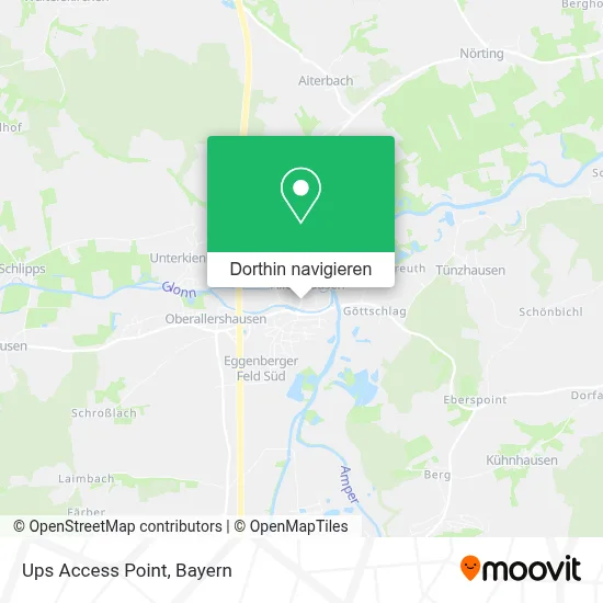 Ups Access Point Karte