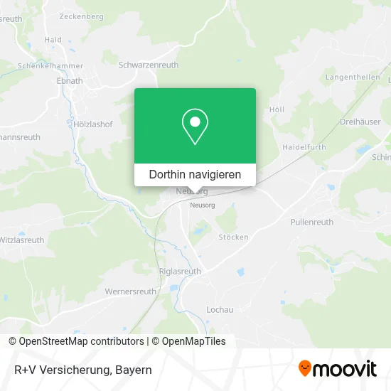 R+V Versicherung Karte