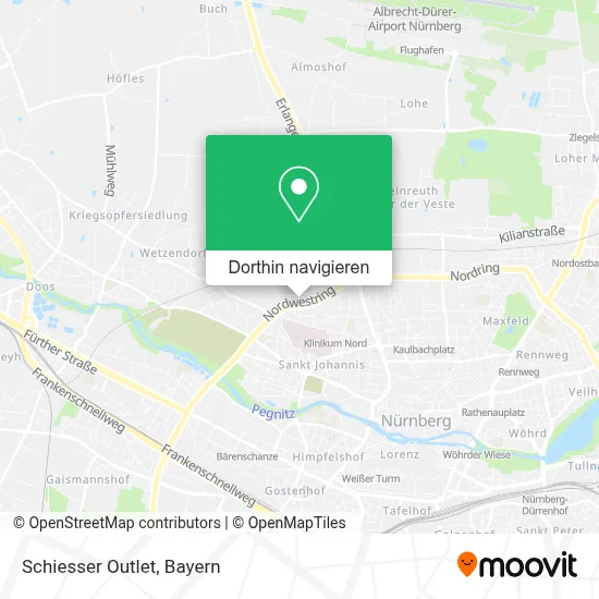 Schiesser Outlet Karte