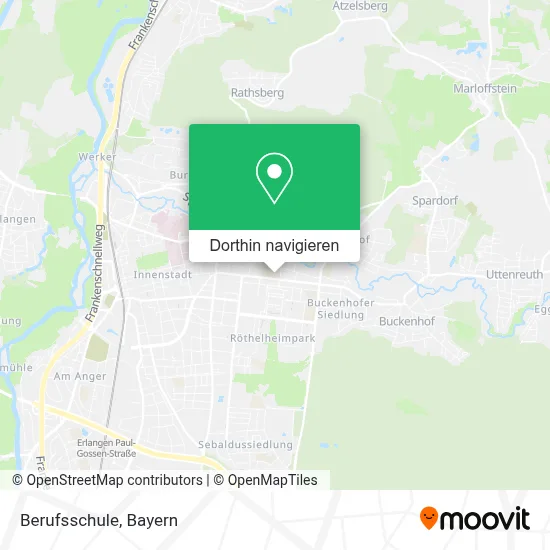Berufsschule Karte