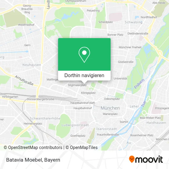 Batavia Moebel Karte