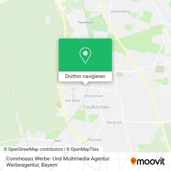 Commosso Werbe- Und Multimedia-Agentur Werbeagentur Karte