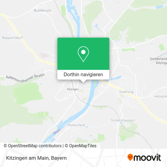 Kitzingen am Main Karte
