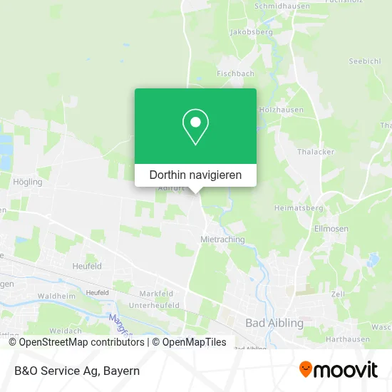 B&O Service Ag Karte