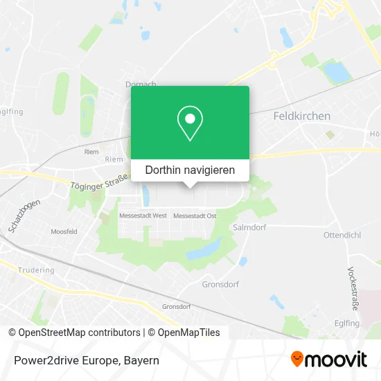 Power2drive Europe Karte