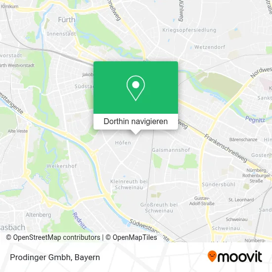 Prodinger Gmbh Karte