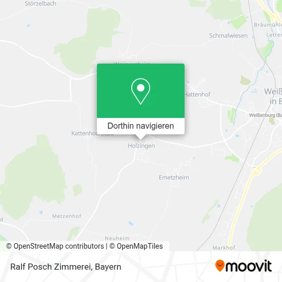 Ralf Posch Zimmerei Karte