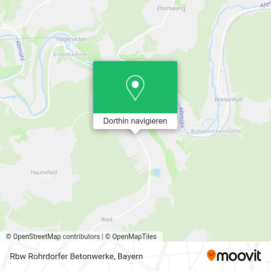 Rbw Rohrdorfer Betonwerke Karte