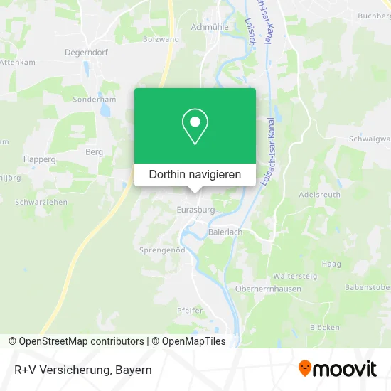 R+V Versicherung Karte