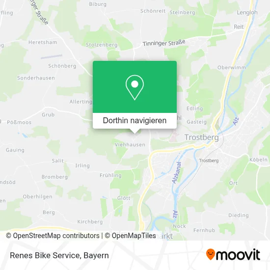 Renes Bike Service Karte