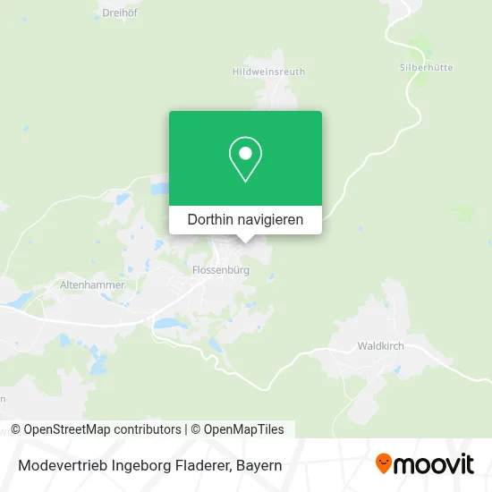 Modevertrieb Ingeborg Fladerer Karte