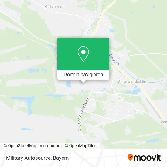 Military Autosource Karte