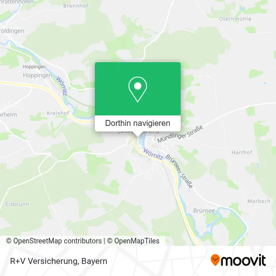 R+V Versicherung Karte
