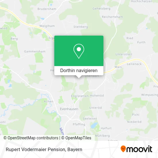 Rupert Vodermaier Pension Karte