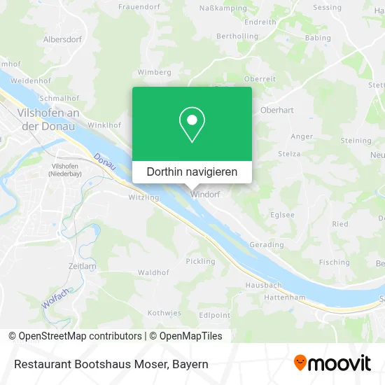 Restaurant Bootshaus Moser Karte