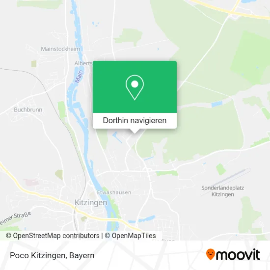 Poco Kitzingen Karte