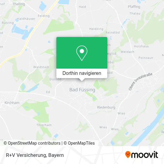 R+V Versicherung Karte
