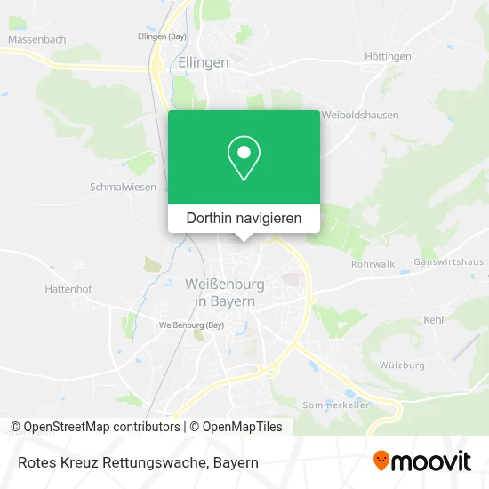 Rotes Kreuz Rettungswache Karte