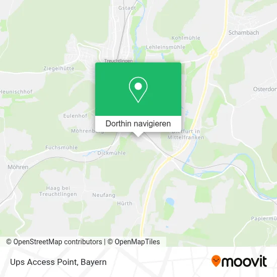 Ups Access Point Karte
