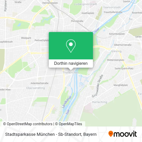 Stadtsparkasse München - Sb-Standort Karte