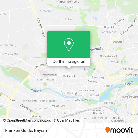 Franken Guide Karte