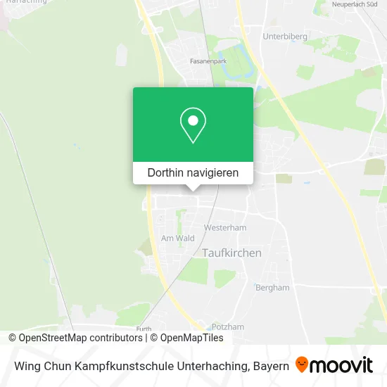 Wing Chun Kampfkunstschule Unterhaching Karte
