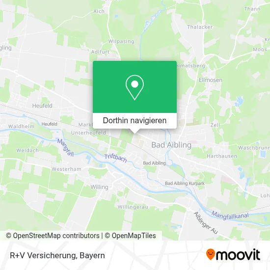R+V Versicherung Karte
