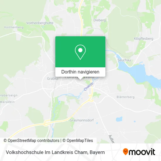 Volkshochschule Im Landkreis Cham Karte
