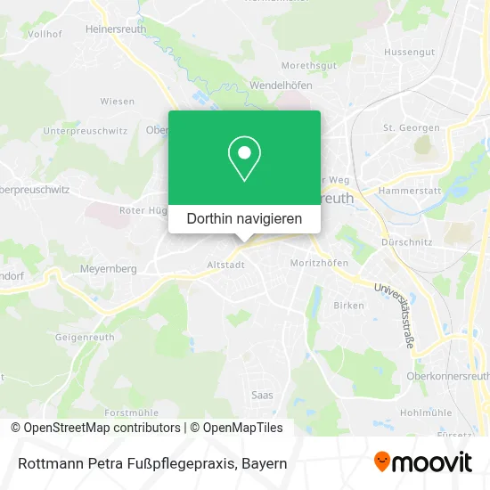 Rottmann Petra Fußpflegepraxis Karte