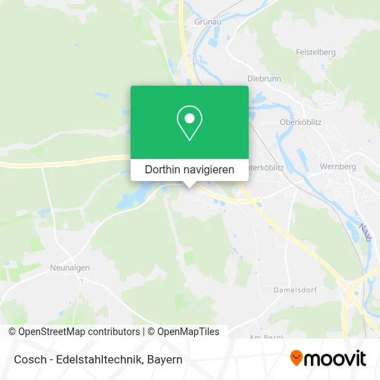Cosch - Edelstahltechnik Karte