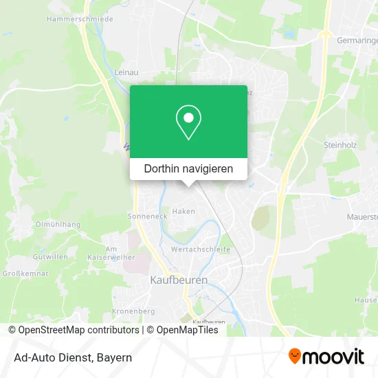 Ad-Auto Dienst Karte