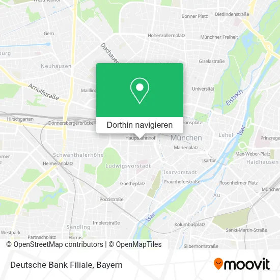 Deutsche Bank Filiale Karte