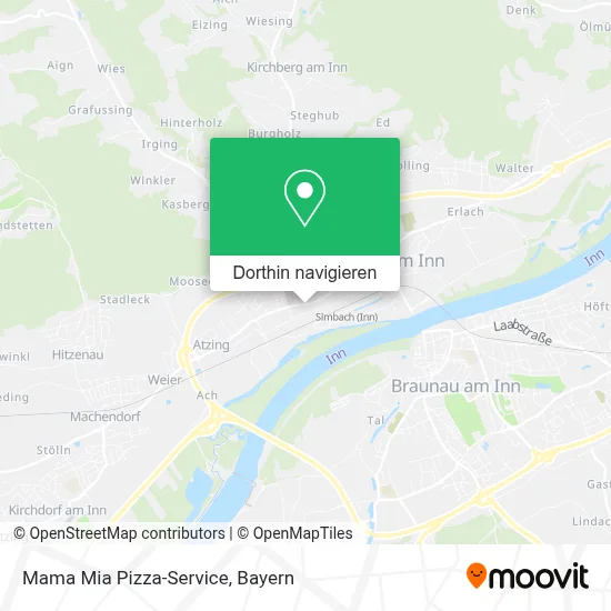 Mama Mia Pizza-Service Karte