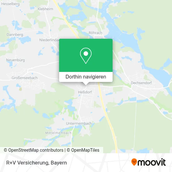 R+V Versicherung Karte