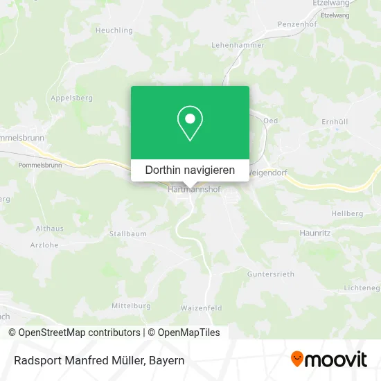 Radsport Manfred Müller Karte