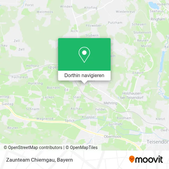 Zaunteam Chiemgau Karte