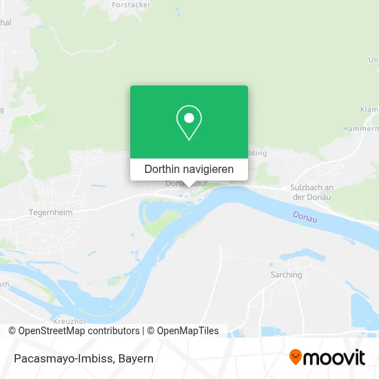 Pacasmayo-Imbiss Karte