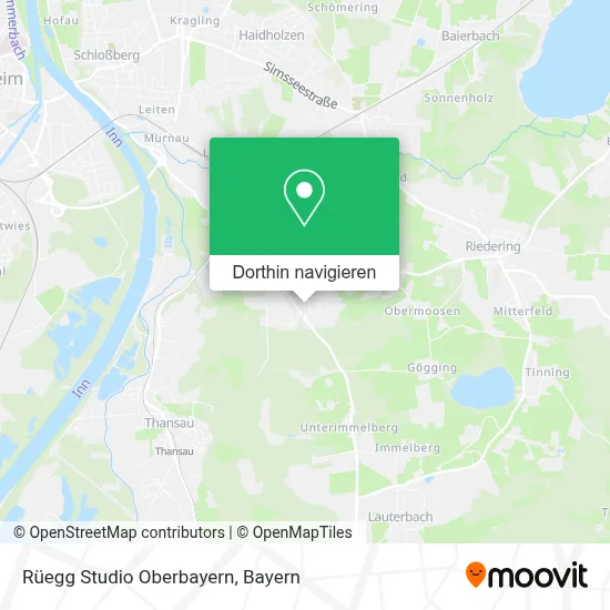 Rüegg Studio Oberbayern Karte
