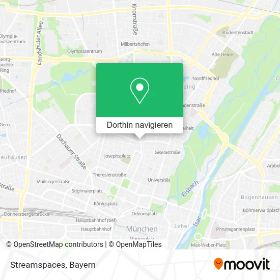 Streamspaces Karte