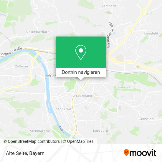 Alte Seite Karte