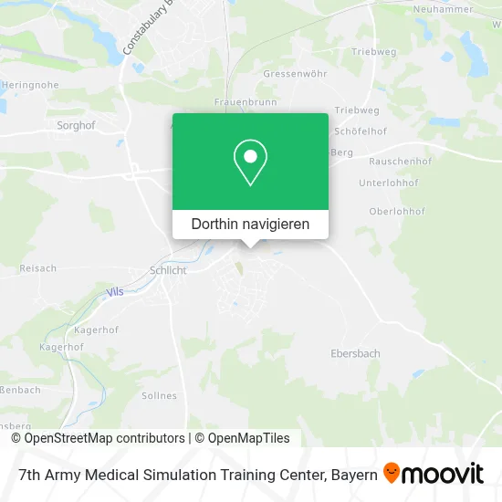 7th Army Medical Simulation Training Center Karte