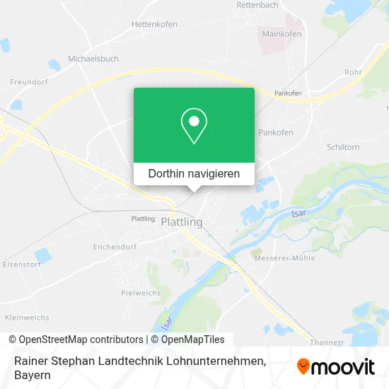 Rainer Stephan Landtechnik Lohnunternehmen Karte
