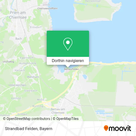 Strandbad Felden Karte