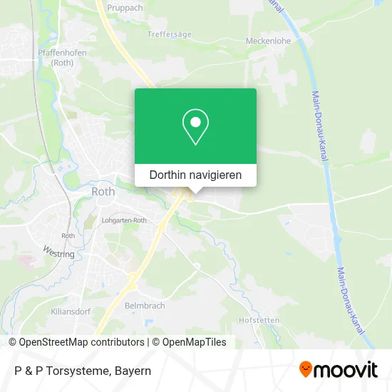 P & P Torsysteme Karte