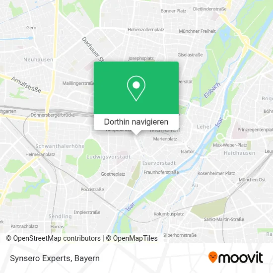 Synsero Experts Karte