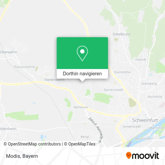 Modis Karte