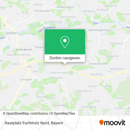 Rastplatz Furthholz Nord Karte